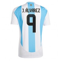 Maglie da calcio Argentina Julian Alvarez #9 Prima Maglia Copa America 2024 Manica Corta